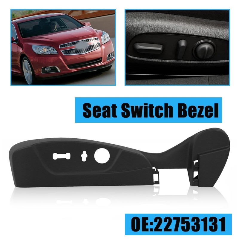 For 2013-2016 Chevy Malibu Left Driver Outer Seat Switch Trim Bezel Panel Black