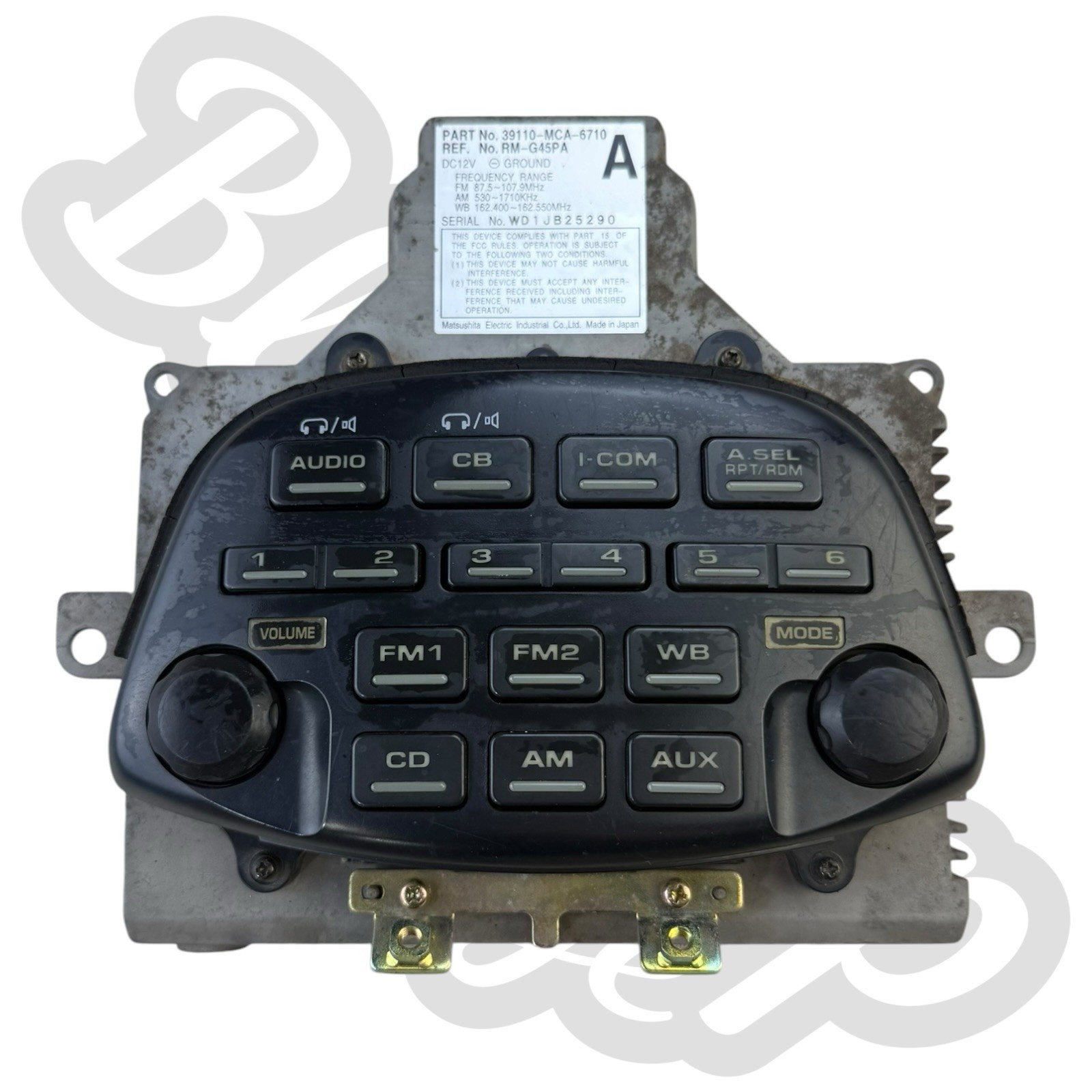 2001-2010 Honda Gold Wing GoldWing GL1800 Radio Stereo Unit Control Module