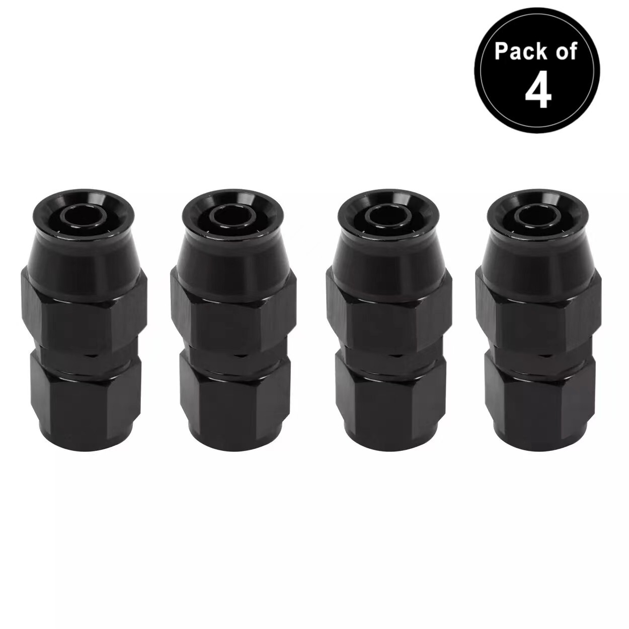 LokoCar 8AN PTFE Hose End Fitting Straight 0 Degree For PTFE Oil Fuel Line 4Pcs LokoCar 8AN PTFE Hose End Fitting Straight 0 Degree For PTFE Oil Fuel Line 4Pcs