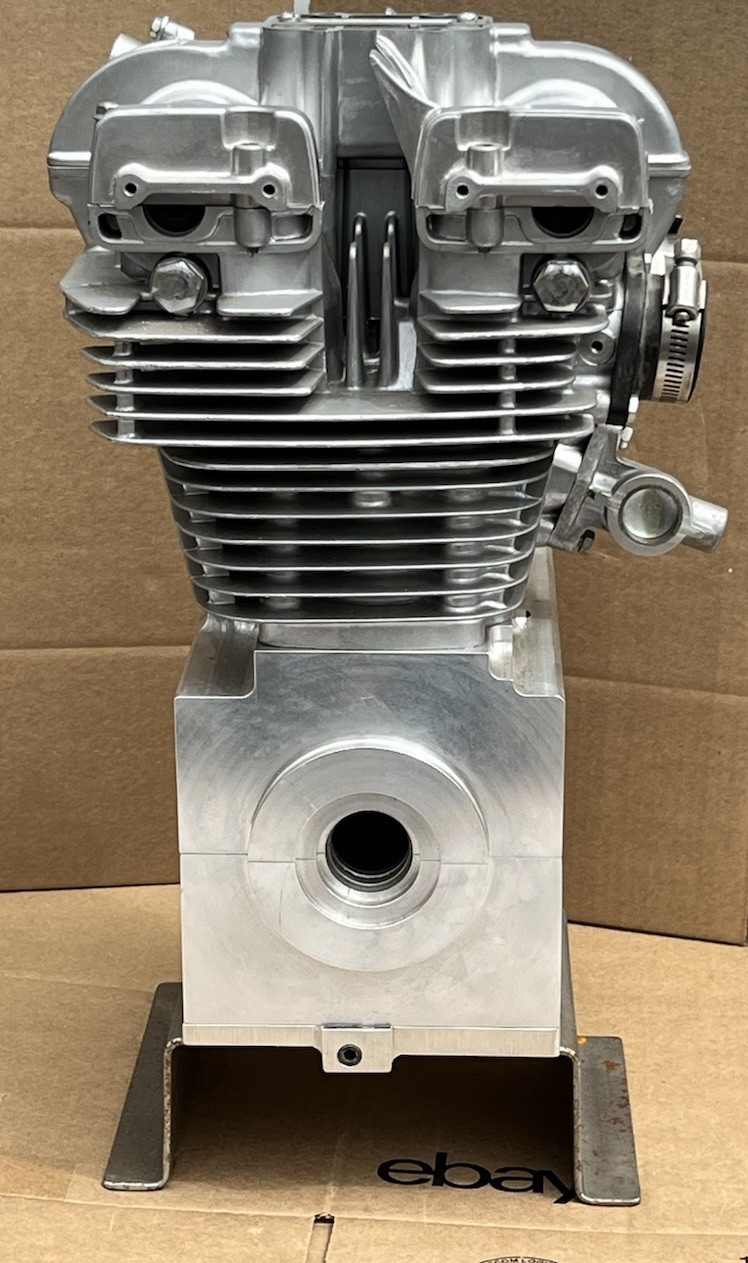 1980s suzuki gs 250 engine custom made billet cases project estate find race