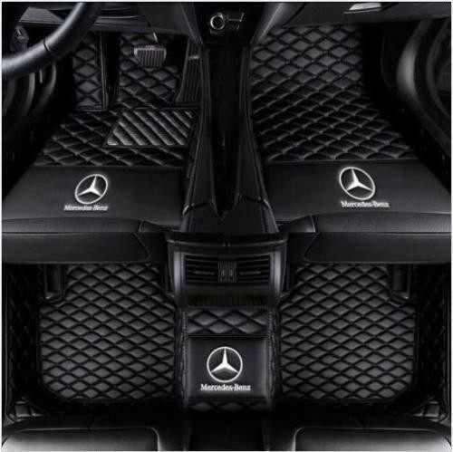 For Mercedes-Benz 1998-2026 All Models Front Rear Luxury Carpets Car Floor Mats