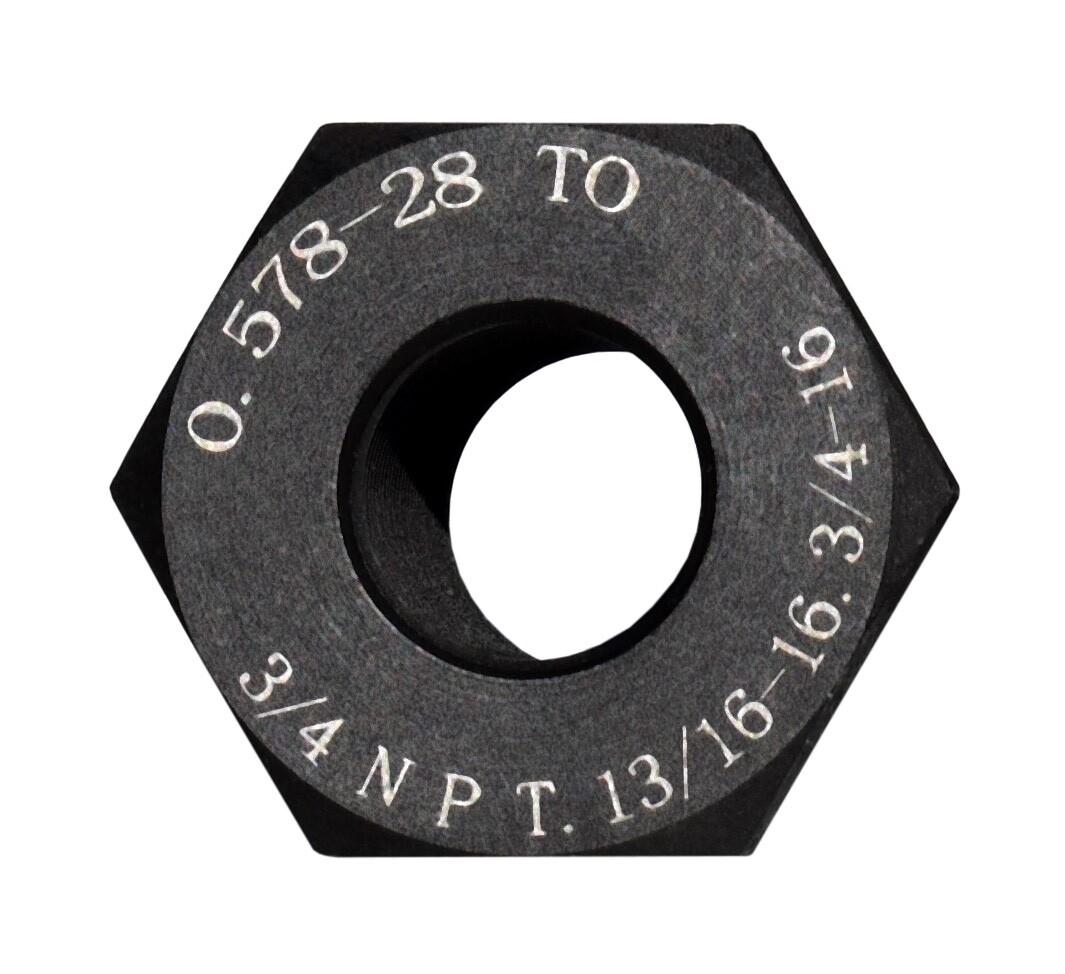 Steel Muzzle Thread Adapter Convert .578x28 to 3/4 NPT 13/16-16 3/4-16 Steel Muzzle Thread Adapter Convert .578x28 to 3/4 NPT 13/16-16 3/4-16