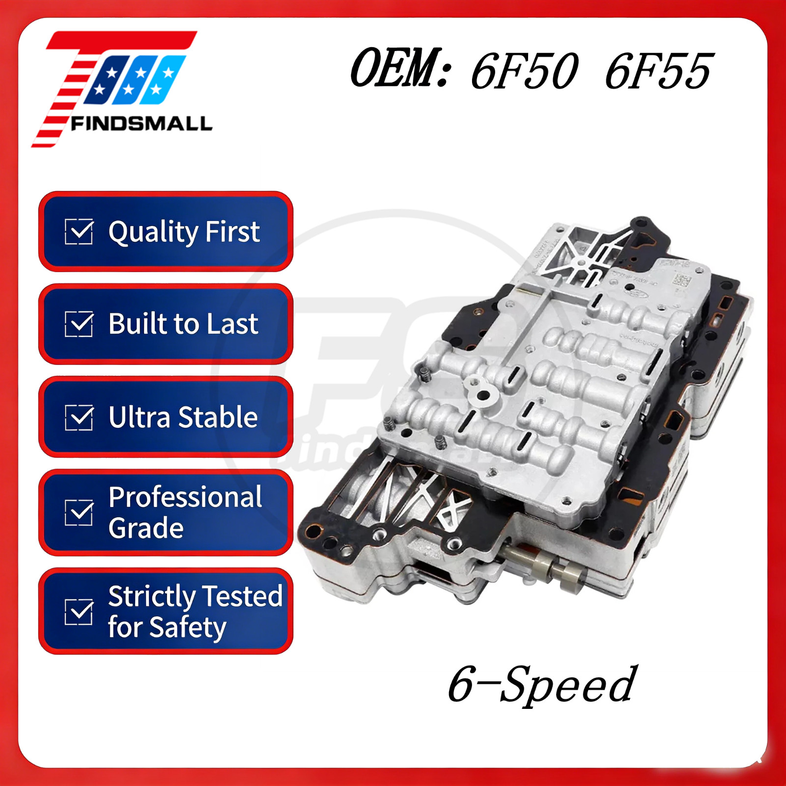 OE 6F50 6F55 Transmission Valve Body For 2007-2009 Buick Enclave Chevrolet 3.6L
