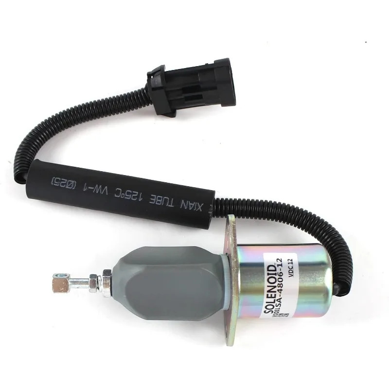 12V Stop Solenoid Valve SA-4806-12 For Kubota V2203 Engine KX161-2 KX101 KX151 12V Stop Solenoid Valve SA-4806-12 For Kubota V2203 Engine KX161-2 KX101 KX151