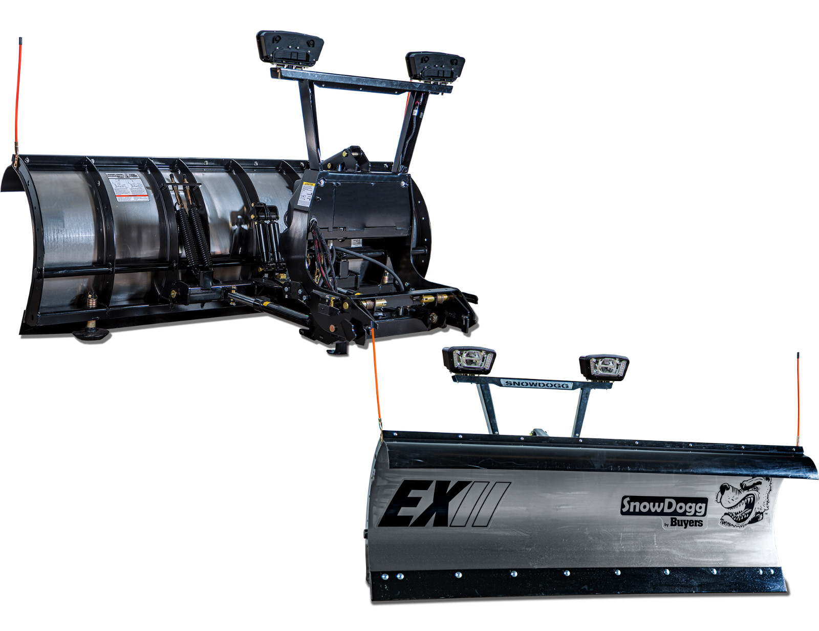 SnowDogg EX85II, Stainless Steel Snow Plow, 102\