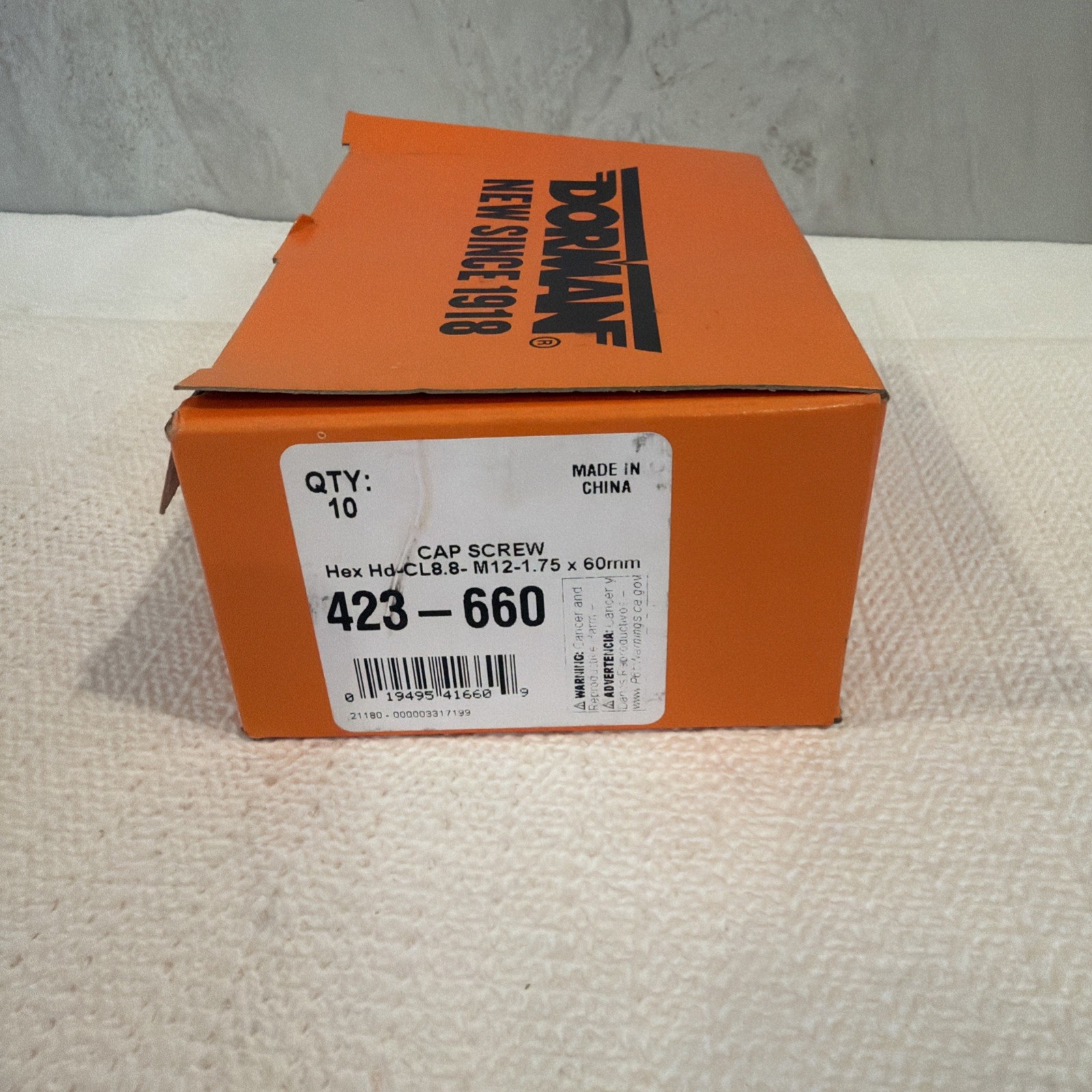 Dorman 423 660 Cap Screw Hex Head Class 8 8 M12 1 75 X Dorman 423 660 Cap Screw Hex Head Class 8 8 M12 1 75 X