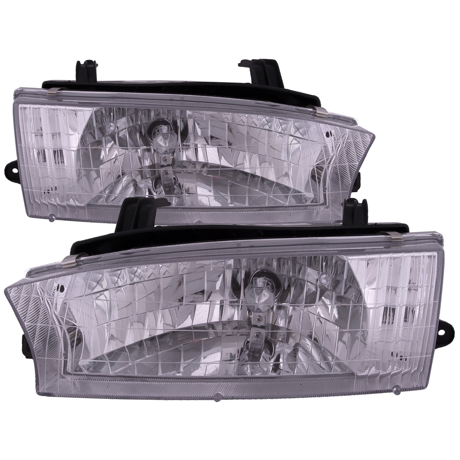 Headlights Set Fits 1997-1999 Subaru Legacy/Outback SU2502103 SU2503103 Halogen