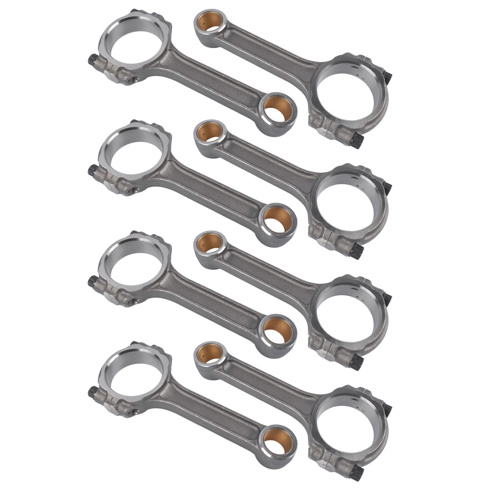 Set of 8 Connecting Rods I-Beam with Bronze Bush 3/8