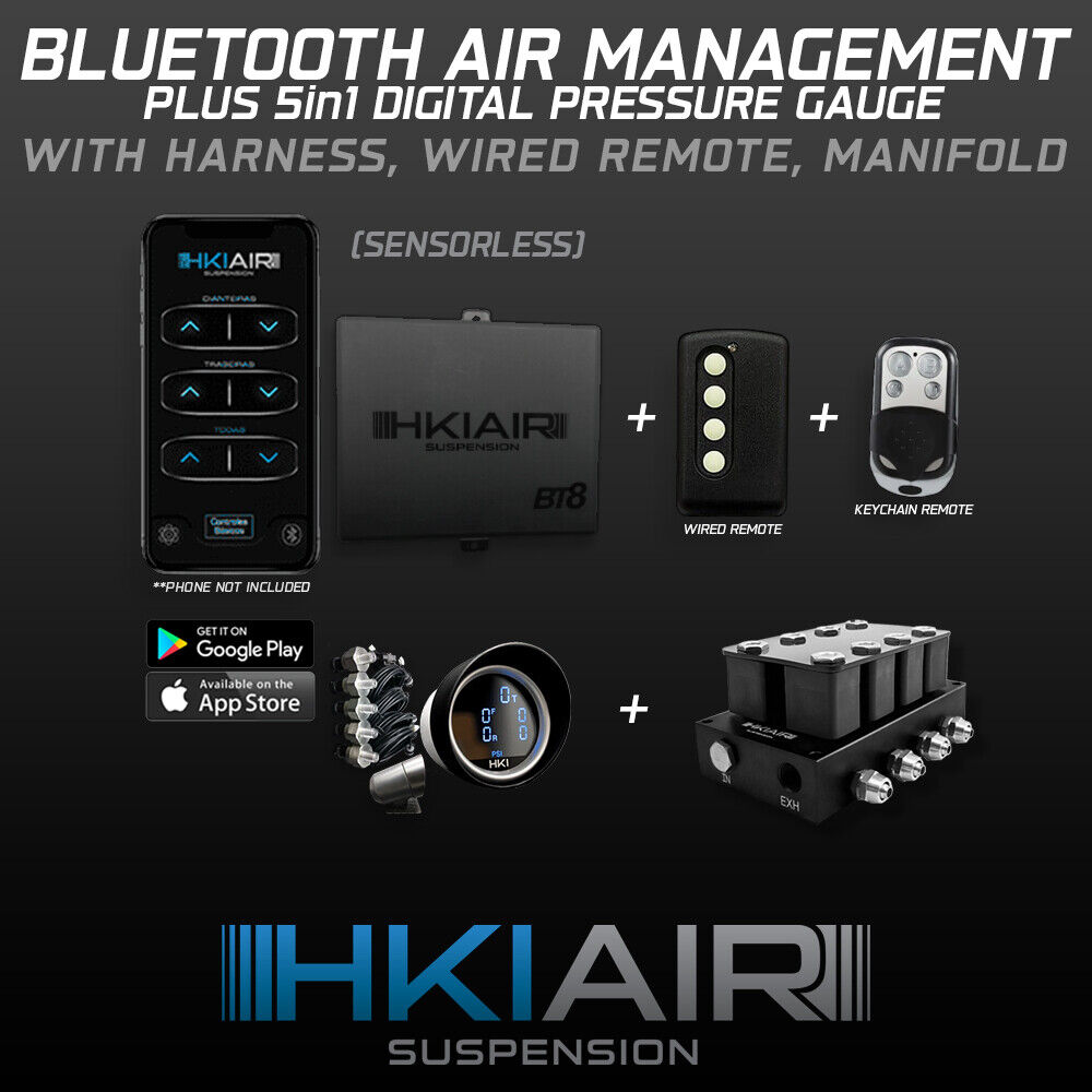 BT Remote Control AIR BAG SUSPENSION Smart Phone Controller Management Combo+