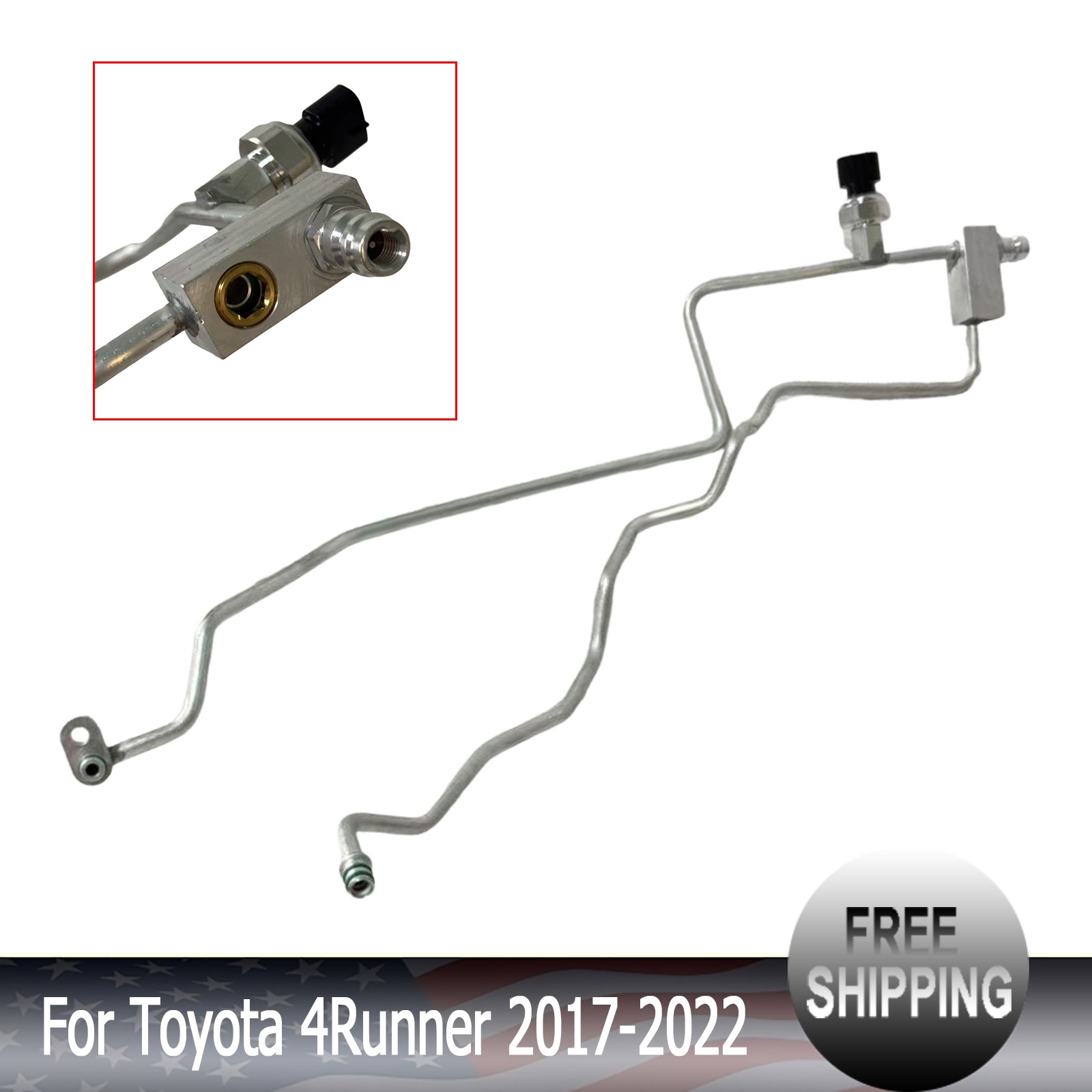 NEW TUBE ASSY AIR CONDITIONER For Toyota 4Runner 2017 2018-2022 88710-60B10 NEW TUBE ASSY AIR CONDITIONER For Toyota 4Runner 2017 2018-2022 88710-60B10