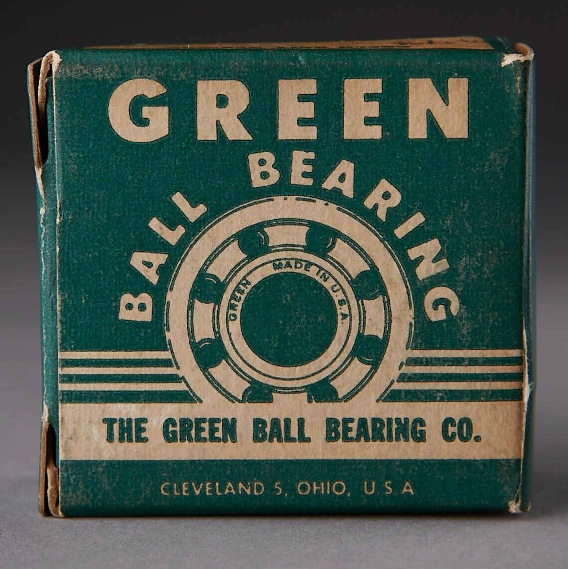 Vintage Green Ball Bearing Co. ~ Cleveland, Ohio ~ NOS