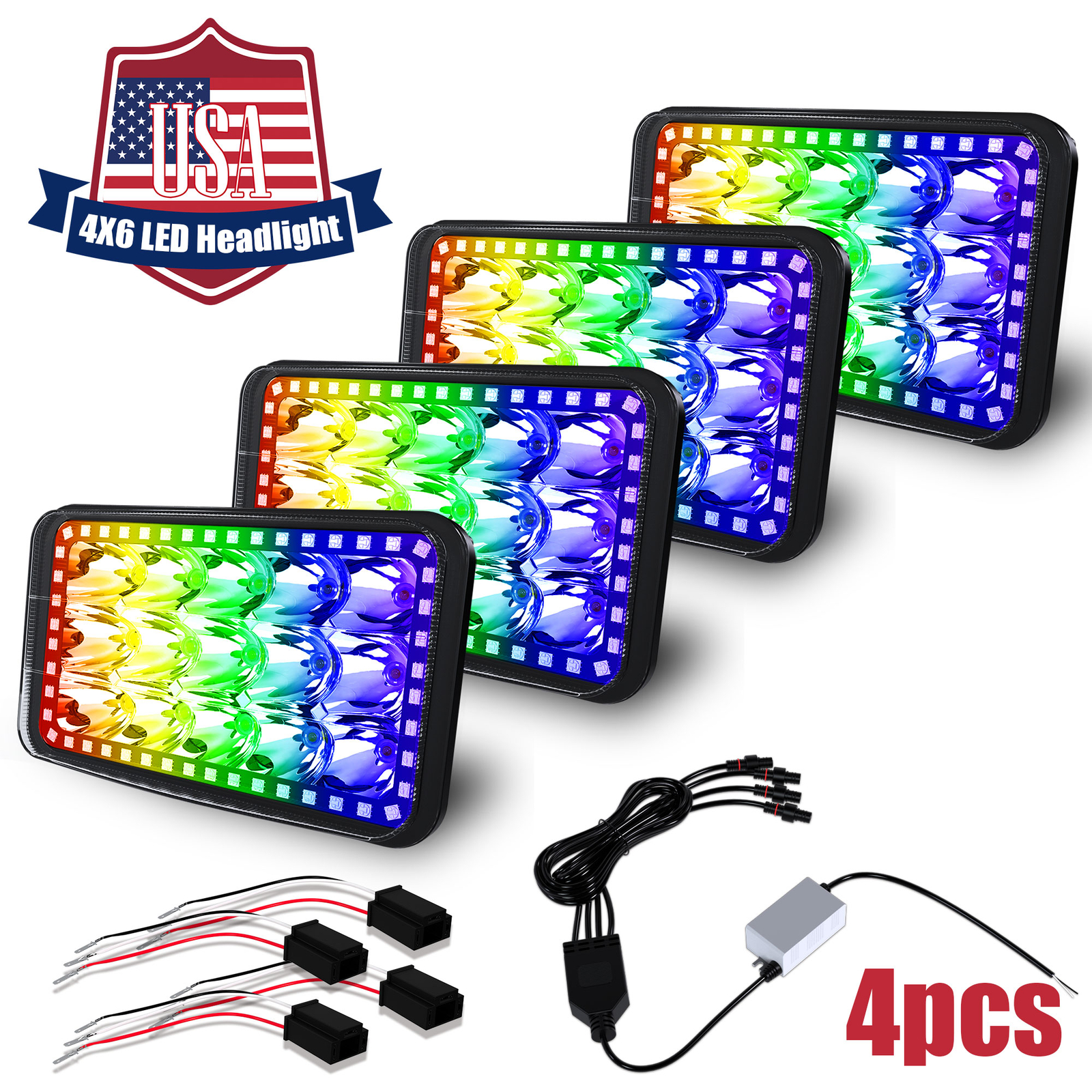 4pcs 45W 4x6\