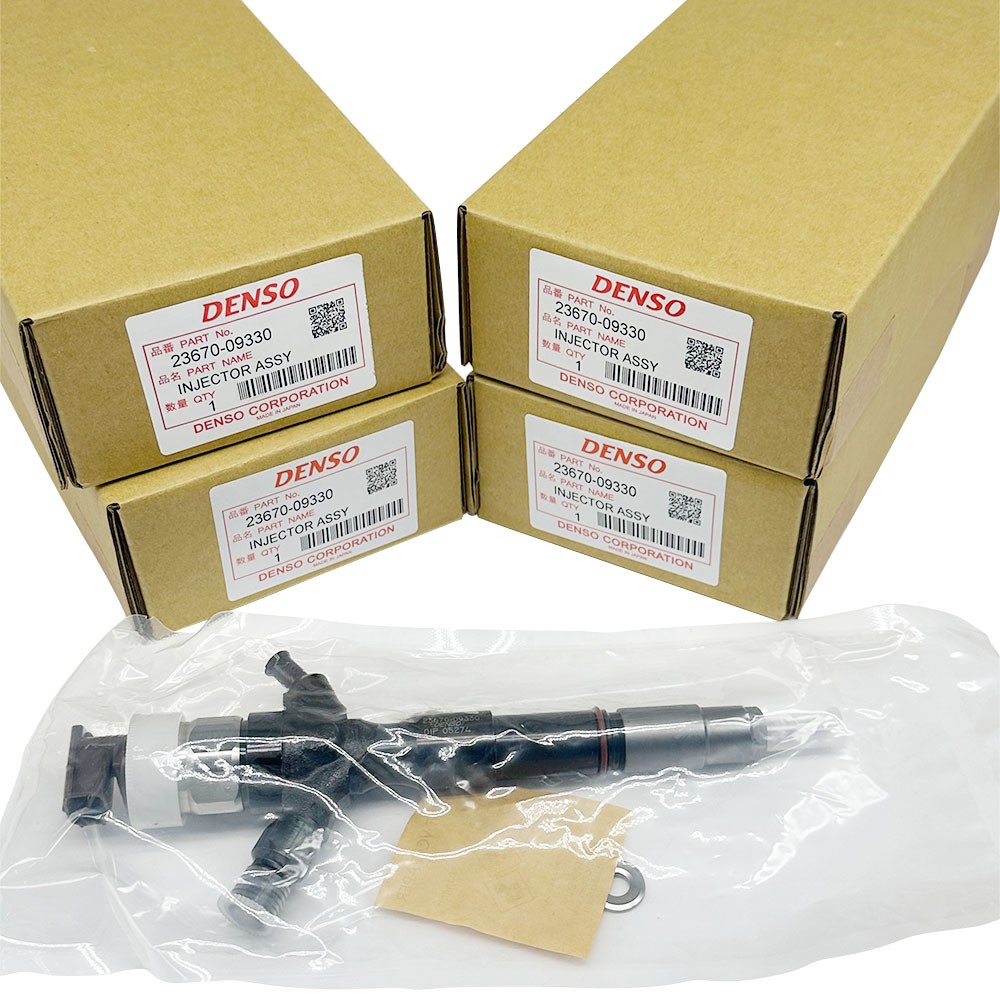 4X GENUINE DENSO DIESEL FUEL INJECTOR FOR TOYOTA HILUX KUN26R 1KD-FTV D4D 3.0