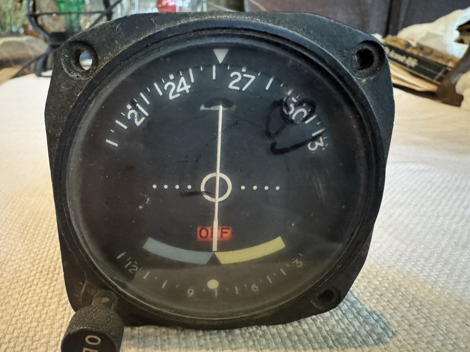 Vintage ARC 31640A Cessna Aircraft VOR LOC Course Indicator NAV OBS 1967