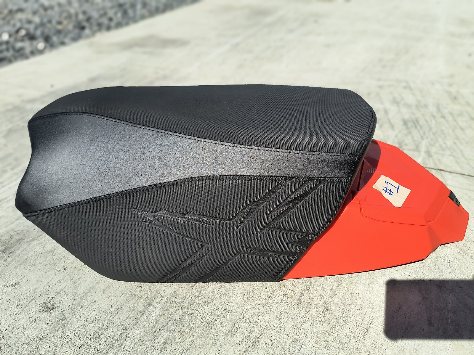 SkiDoo snowmobile seat, Summit, Red, New takeoff, seat cover, seat base SkiDoo snowmobile seat, Summit, Red, New takeoff, seat cover, seat base
