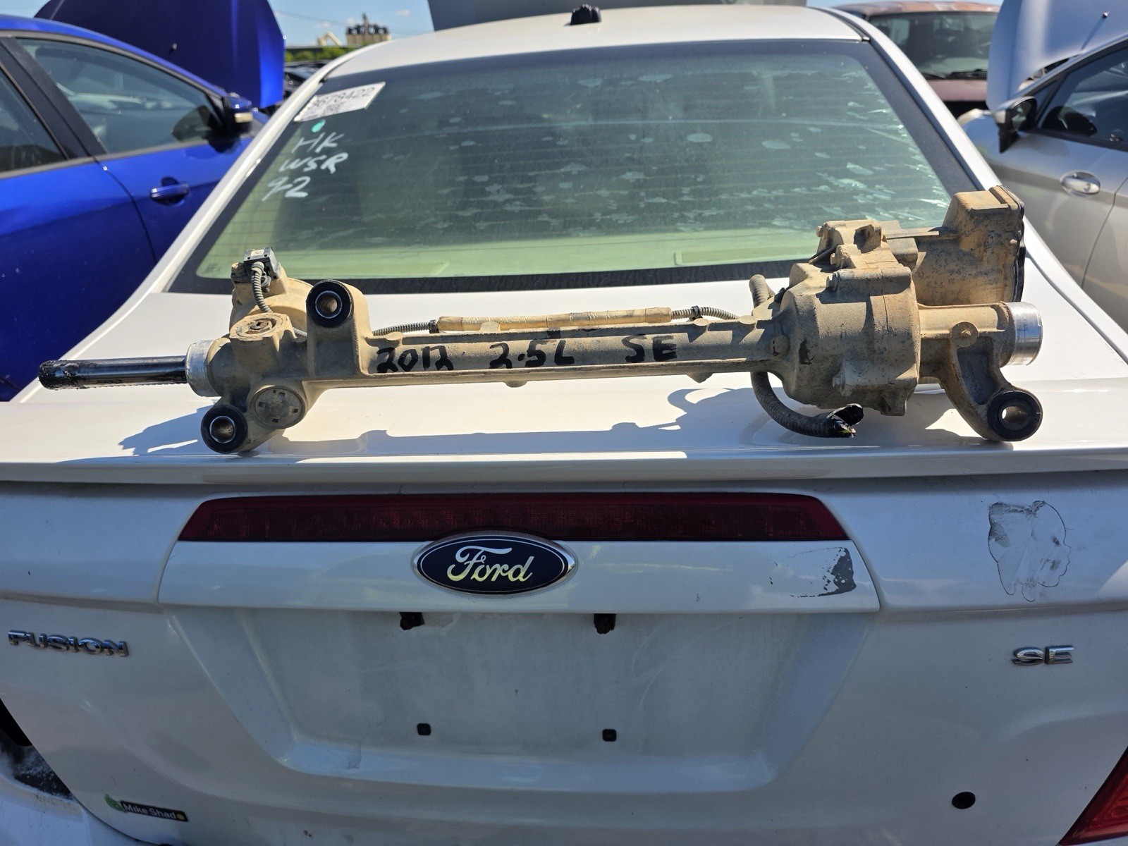 2010-2012 Ford Fusion Power Rack & Pinion OEM Electric Assist Steering Tested