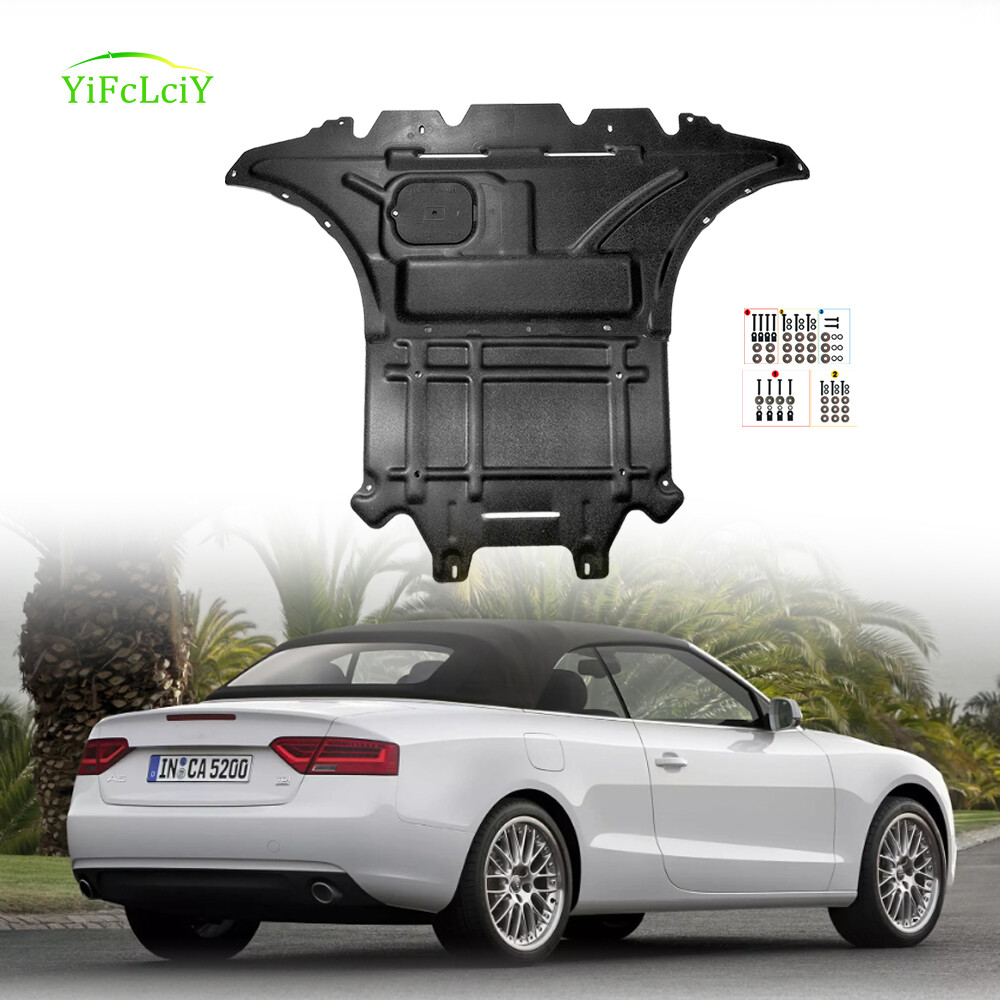 2Pcs For Audi A5 S5 2009-2017 Under Engine Splash Guards Front Engine Mud Flaps