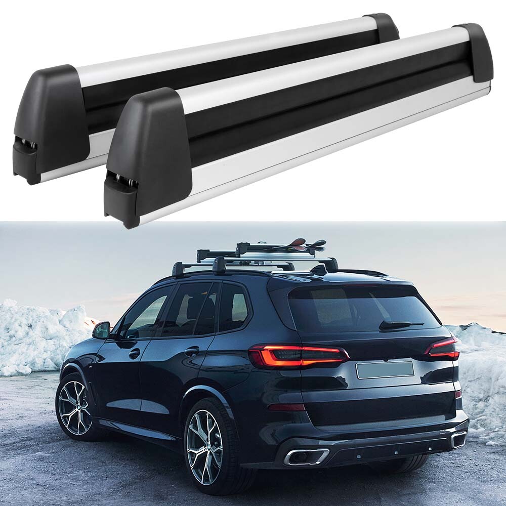 Snowboard Skis Top Roof Rack Carrier Cross Bars w/Lock System For X3 X4 X5 X6 X7