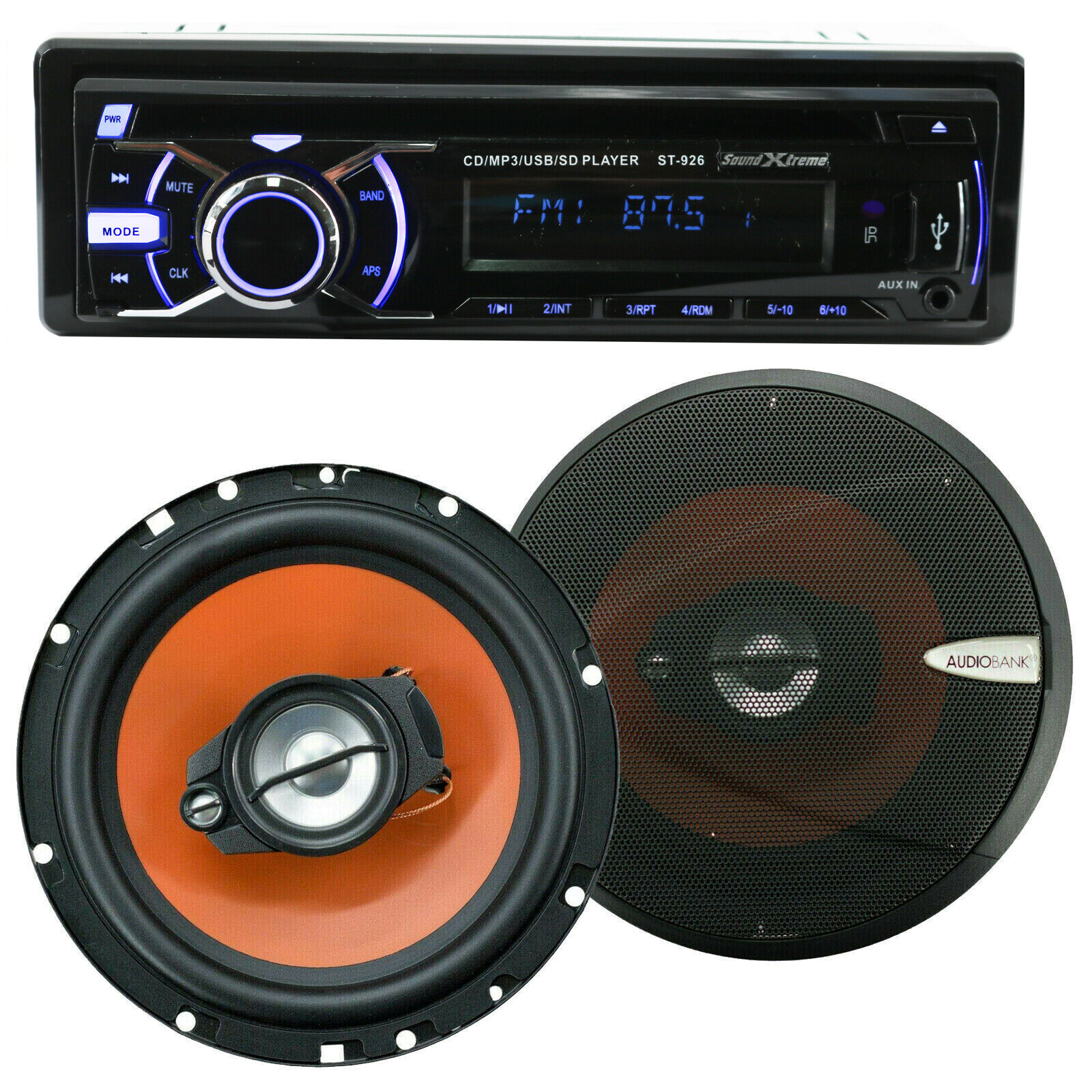 NEW SoundXtreme ST-926 Digital Receiver +2x  Audiobank AB-674 6.5\