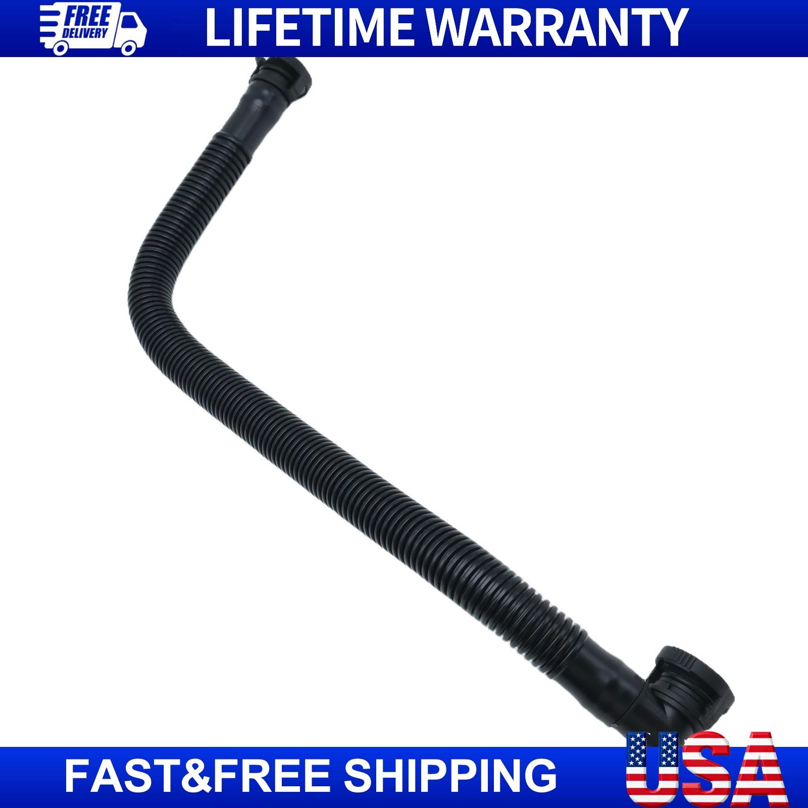 Engine Crankcase Breather Hose 95510724700 Fits 2008-2014 Porsche Cayenne 3.6