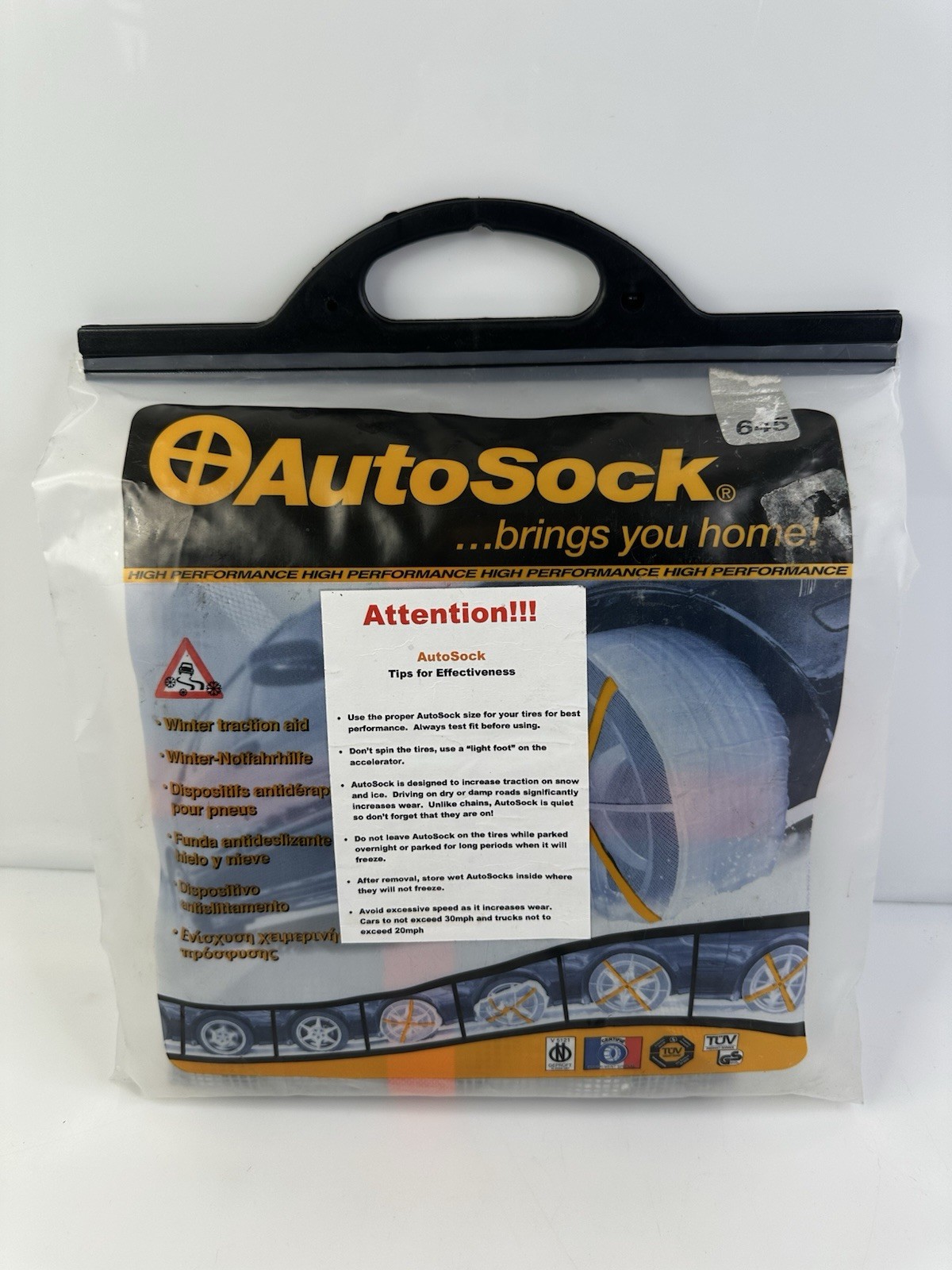 AutoSock 645 Tire Snow Traction Device 