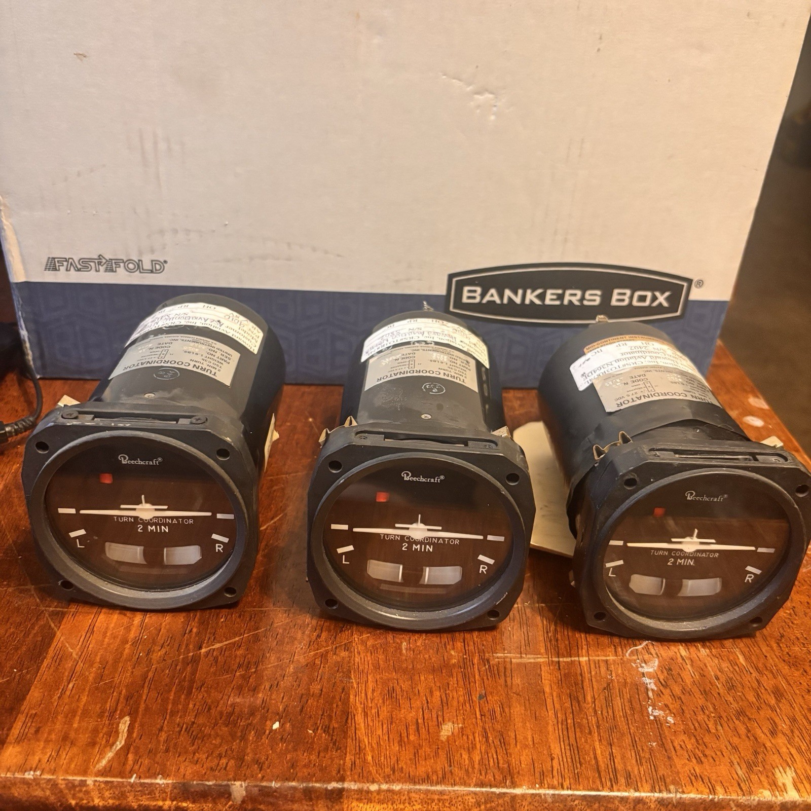 VINTAGE BEECHCRAFT AIRPLANE TURN COORDINATOR LOT OF 3