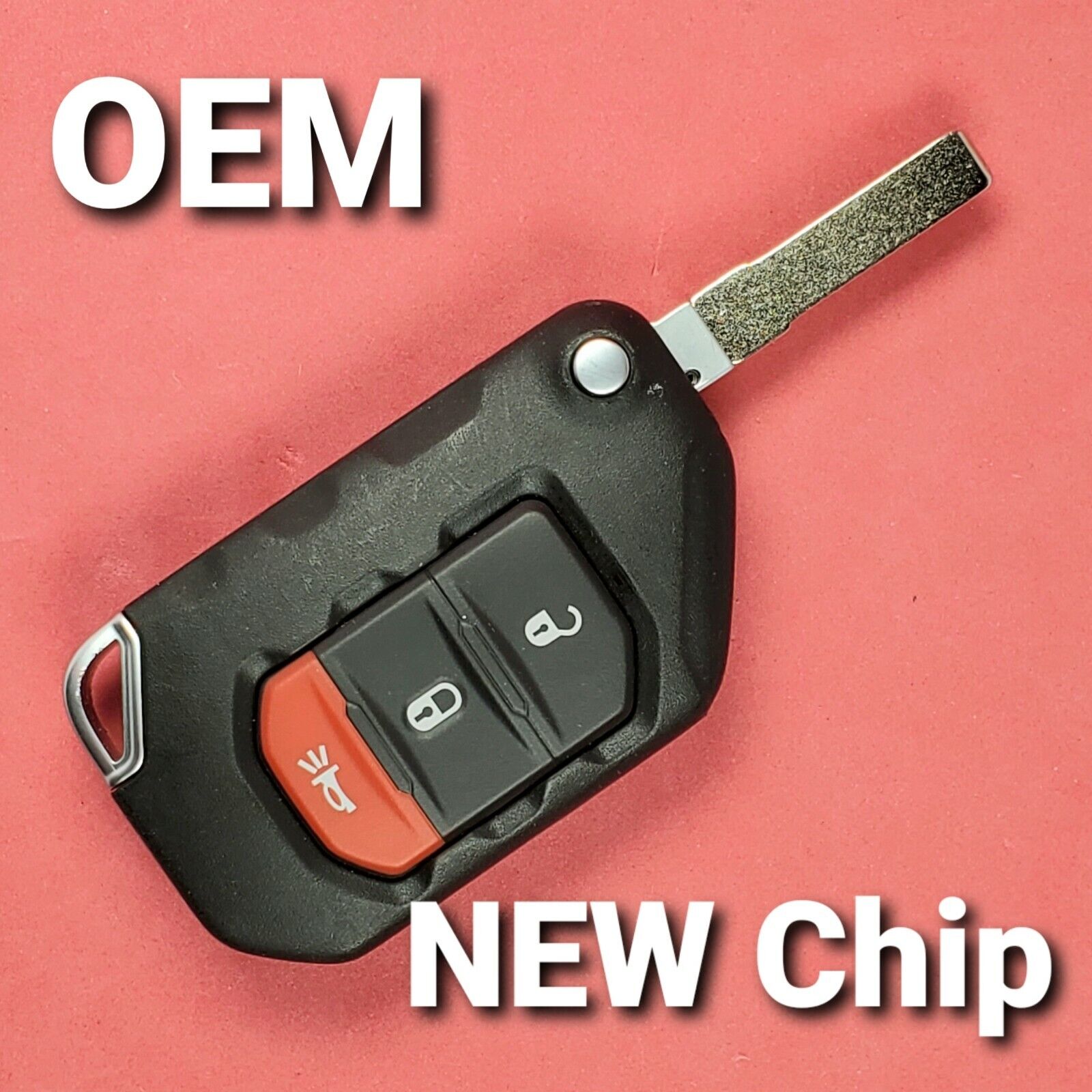 Unlocked OEM 2018 - 2023 Jeep Wrangler SMART Remote Flip Key 3B - OHT1130261