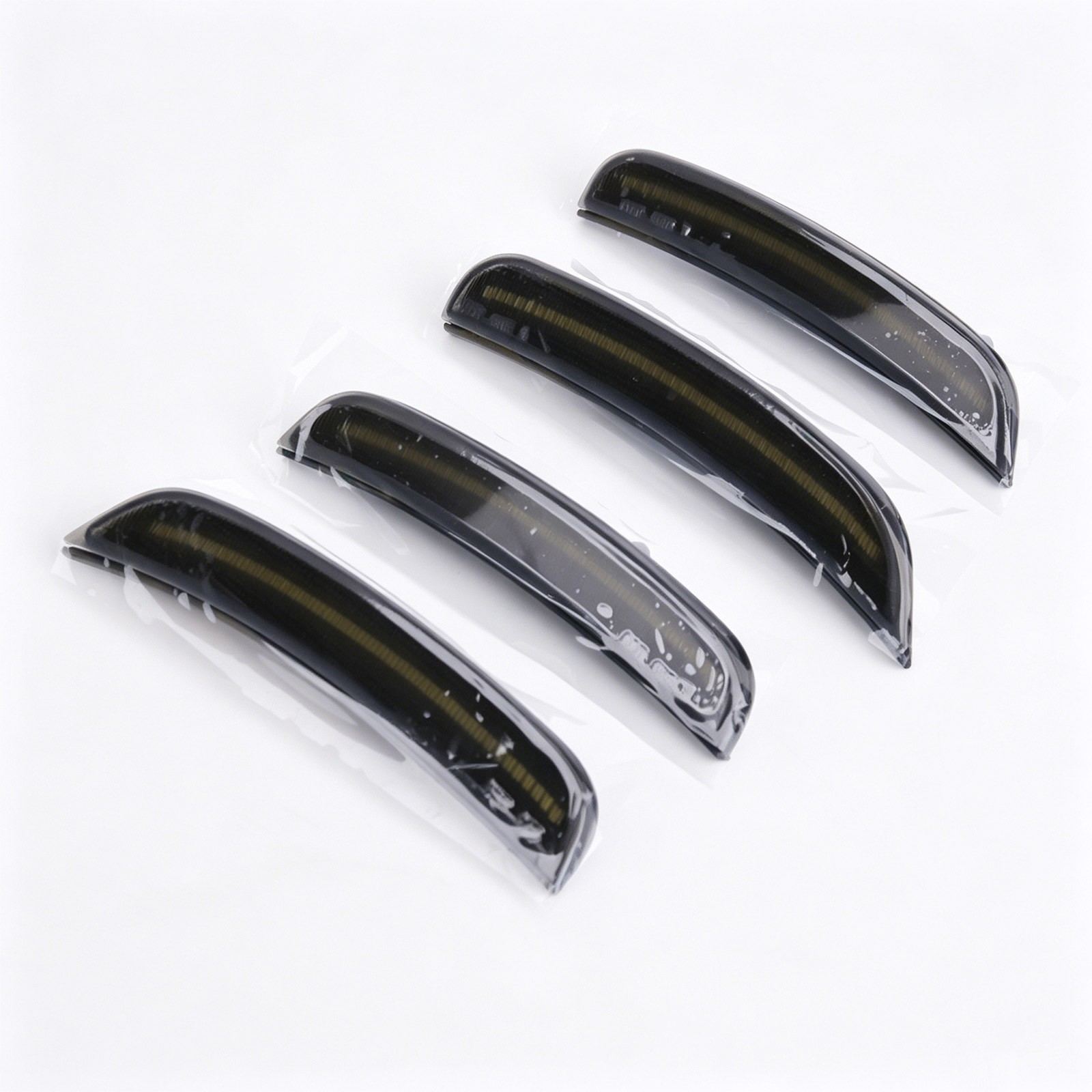 4X Smoked Front Rear LED Side Bumper Marker Lights For Dodge Charger 2015-2023rt