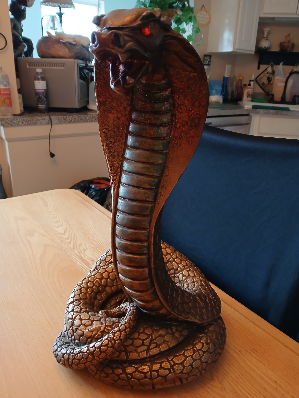 Vintage Shelby Cobra Snake Statue Promotion 1967 Universal Statuary Corp Chicago