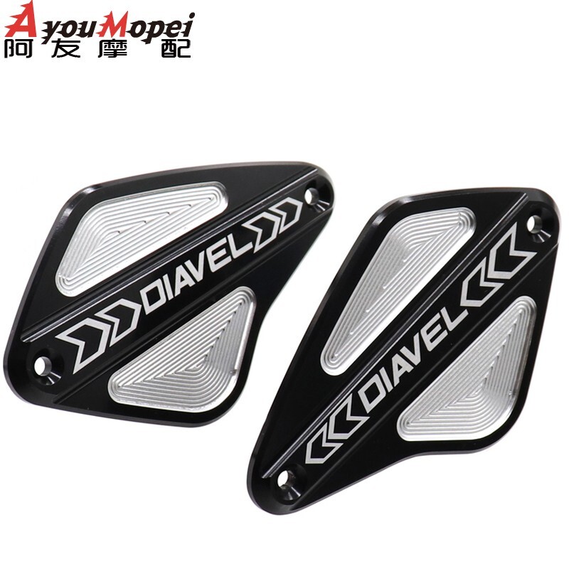 For Ducati Diavel 1260 S XDiavel S Front Brake Clutch Fluid Reservoir Caps