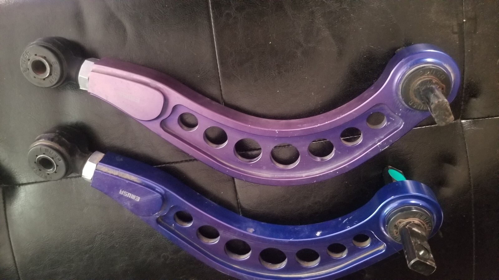 EMUSA Rear ADJ Camber Arms for 06-13 Honda Civic DX LX EX Si Hybrid BLUE USED*** EMUSA Rear ADJ Camber Arms for 06-13 Honda Civic DX LX EX Si Hybrid BLUE USED***