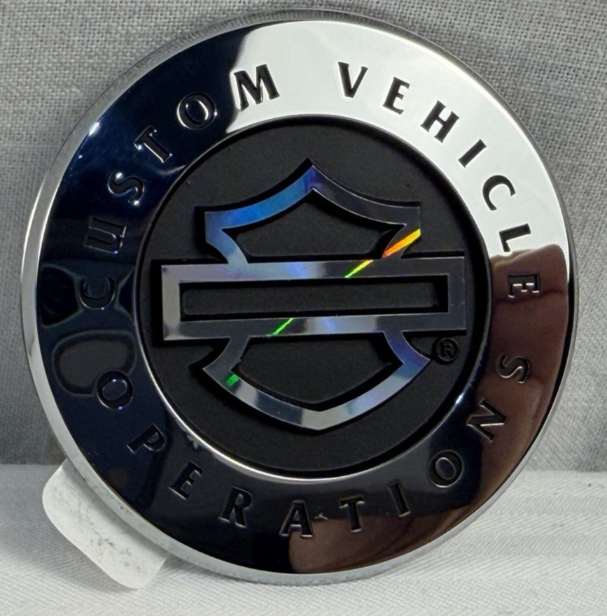 HARLEY DAVIDSON GENUINE PRISMATIC 1 7/8” CVO NEW MEDALLION EMBLEM 61007-10
