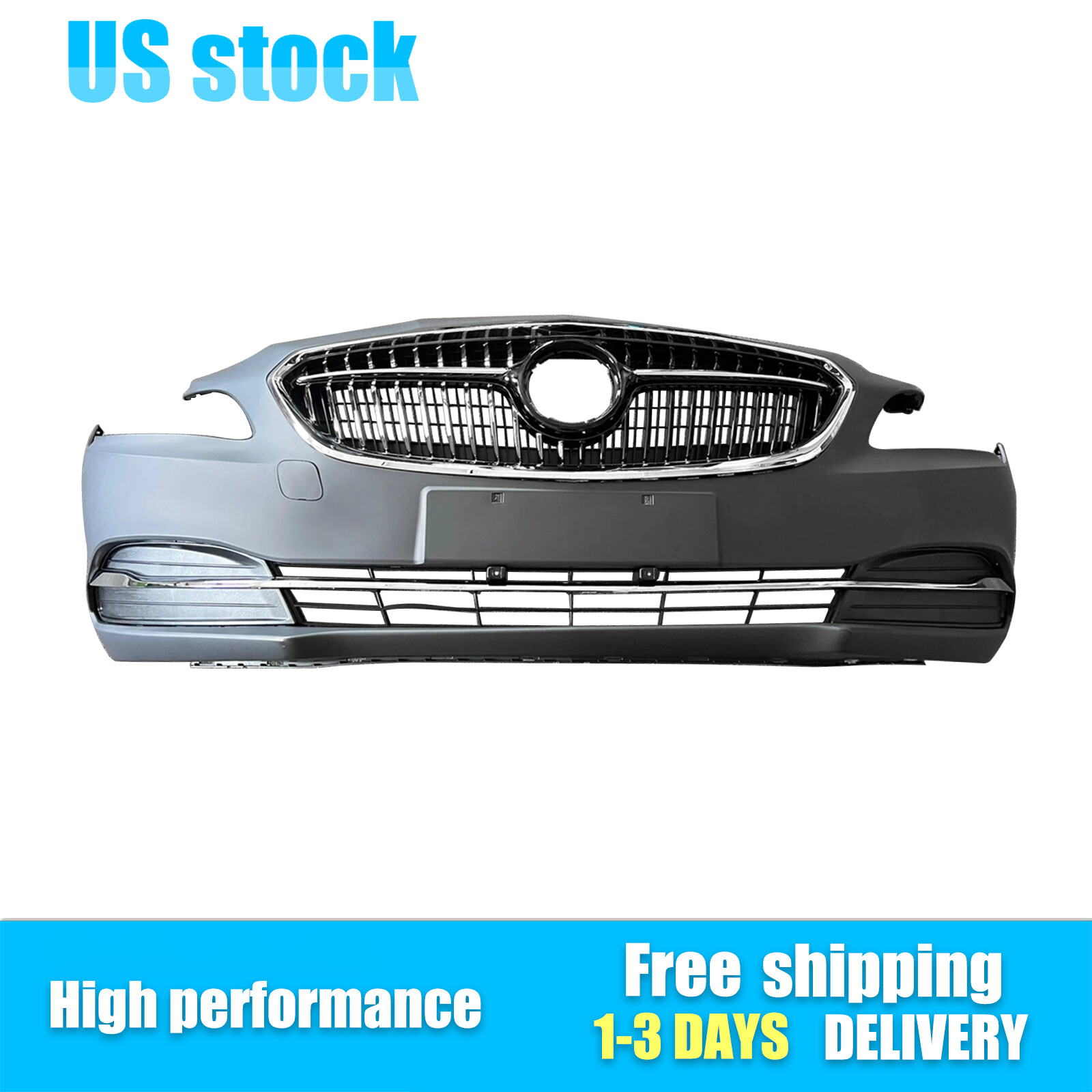 For 2017 2018 2019 2020 Buick Lacrosse New Complete Bumper Grille Set For 2017 2018 2019 2020 Buick Lacrosse New Complete Bumper Grille Set