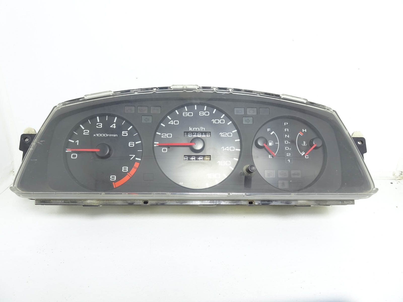 Rare 92-95 Honda Civic EG6 EG9 SiR Red Needle Speedometer Cluster 180kmh JDM OEM
