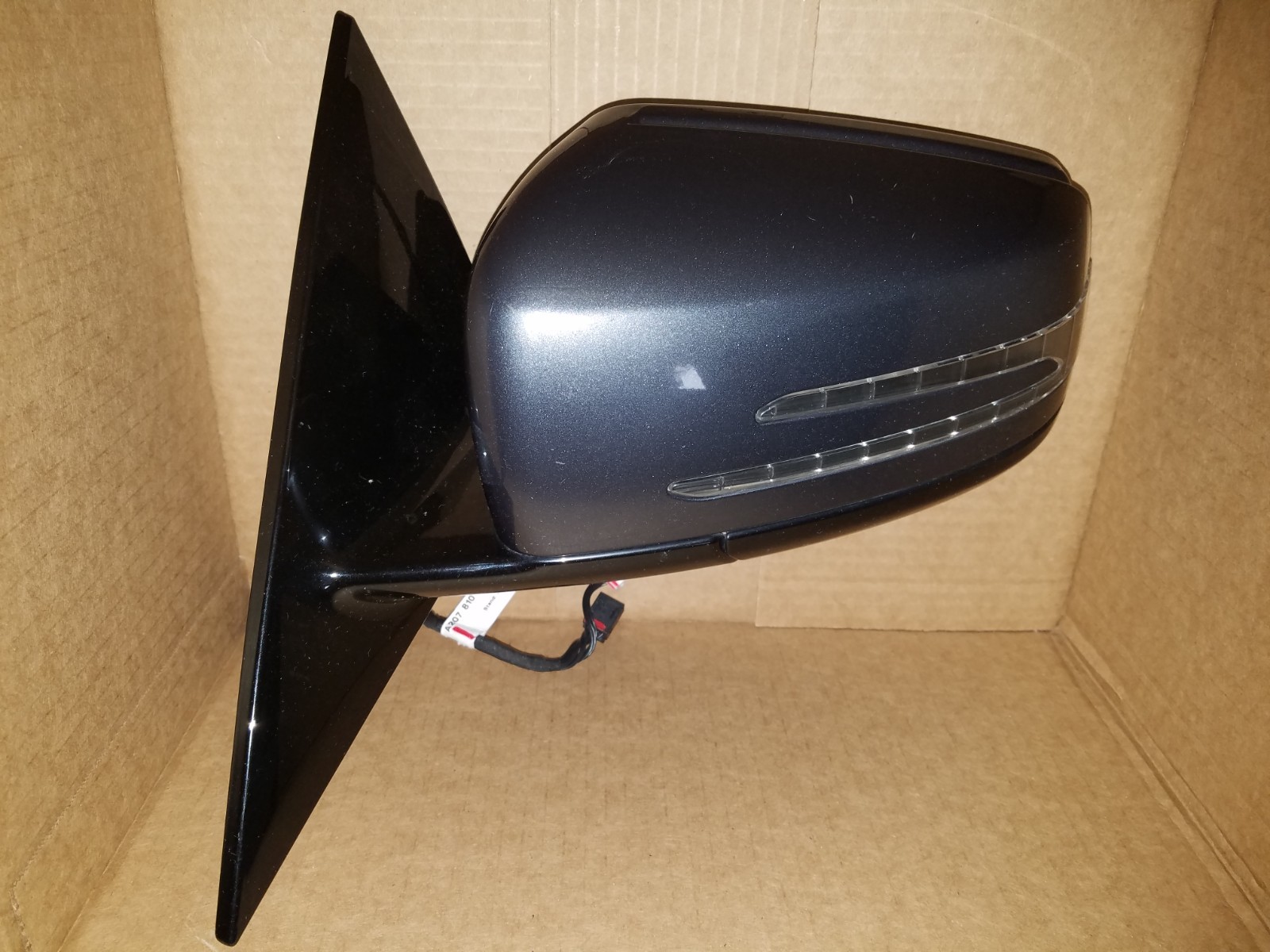 2010-2016 MERCEDES BENZ E350 E550 COUPE DRIVER LEFT SILVER POWER DOOR MIRROR