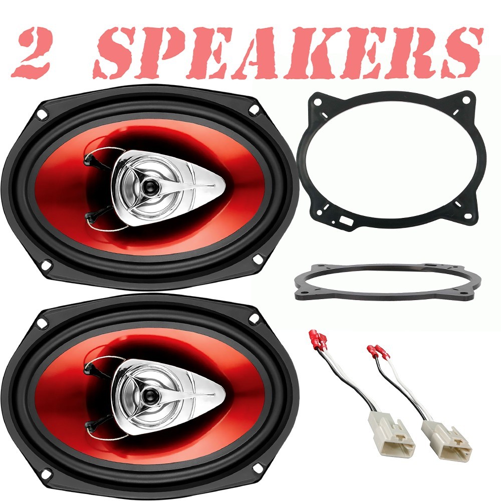 Boss CH6920 6x9 2-Way 350 watts Rear Deck Speakers For 2003-2013 Toyota Corolla
