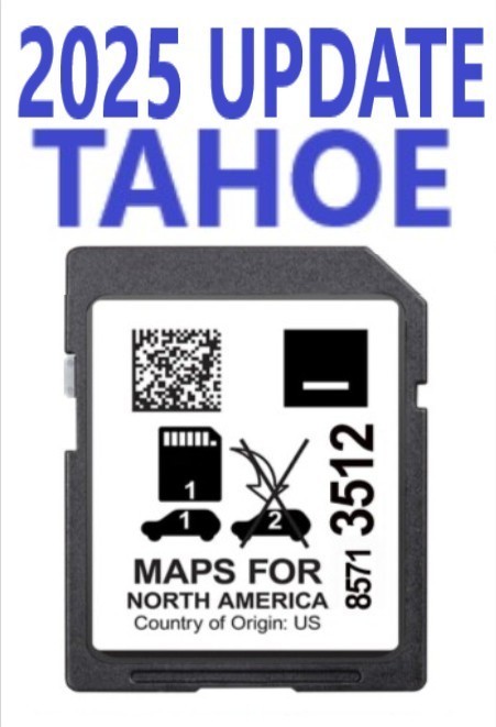 *LATEST UPDATE* NEW 2025 GPS NAVIGATION SD CARD 2021-2022 TAHOE MODELS