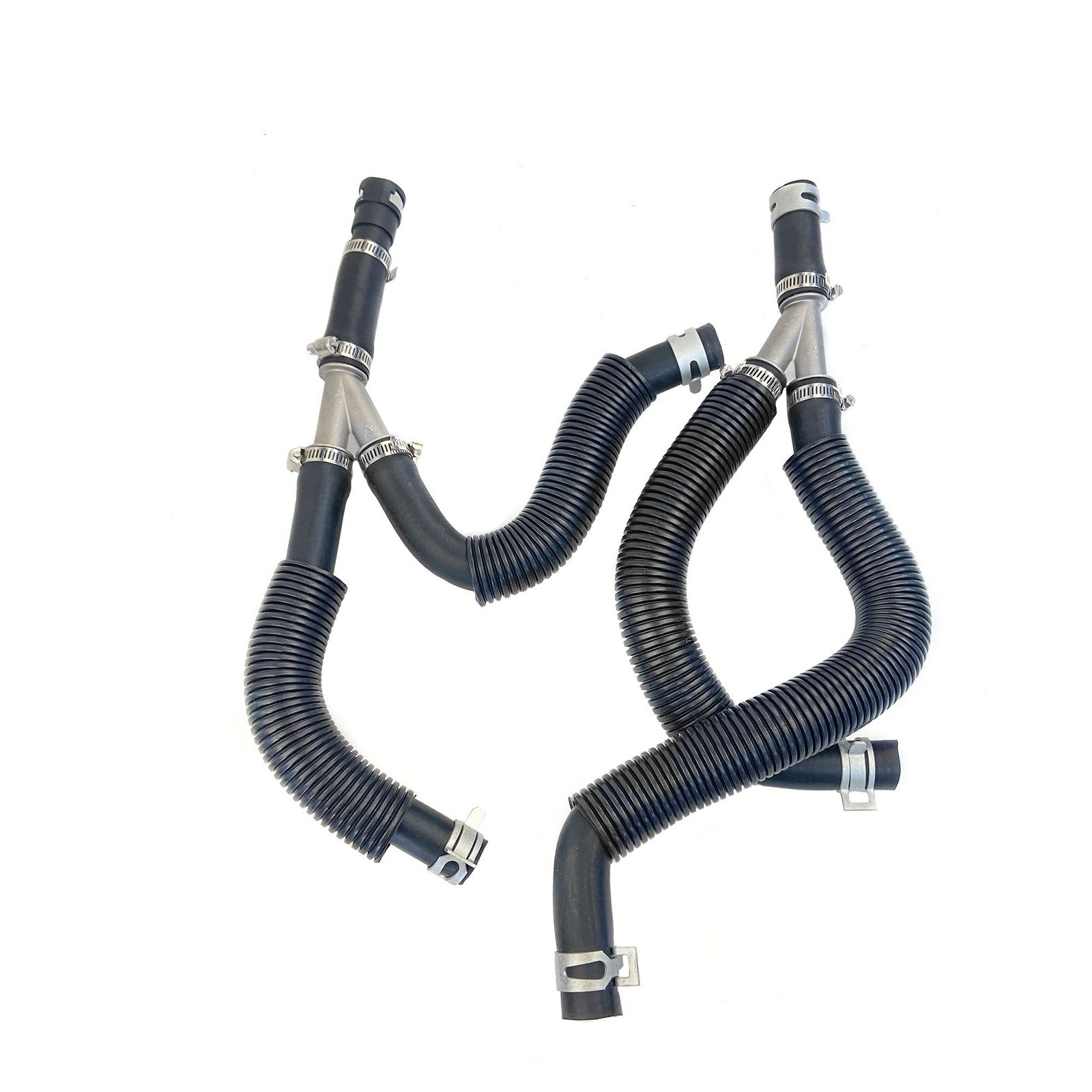 Fits 08-10 Chrysler Dodge Grand Caravan Town & Country 2pcs Heater Hose Assembly