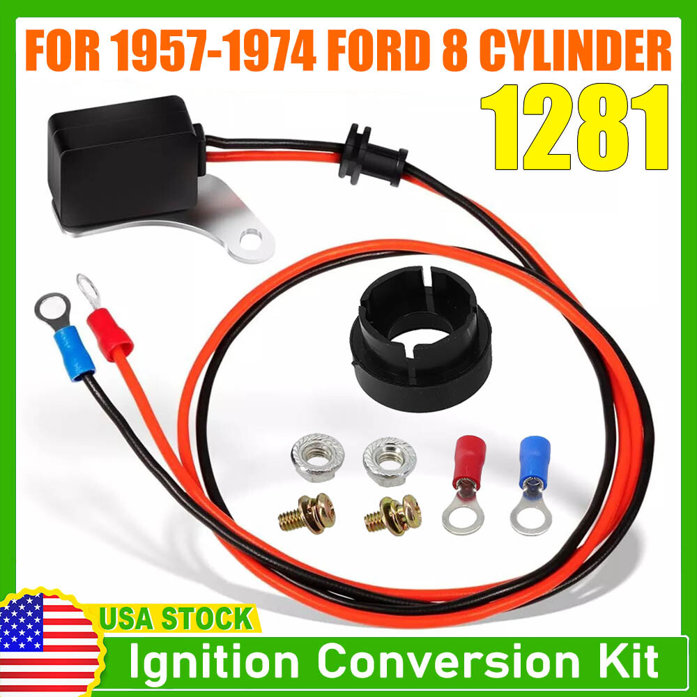 For Ford V8 Pertronix 1281 Ignition Points-to-Electronic Conversion Kit Ignitor✅