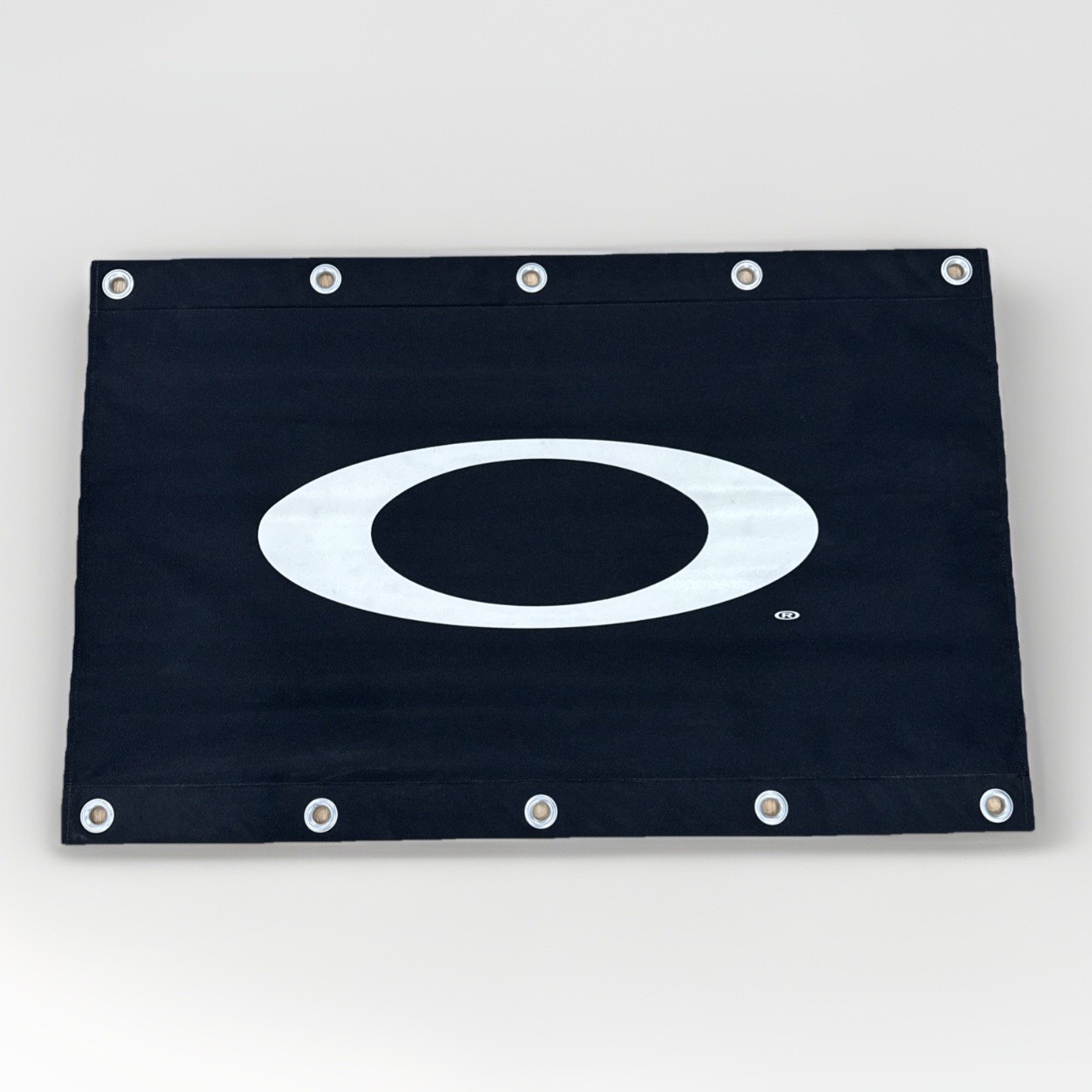 Oakley Banner Poster 23x36 Vtg 90s Canvas Logo Promo Wall Decor