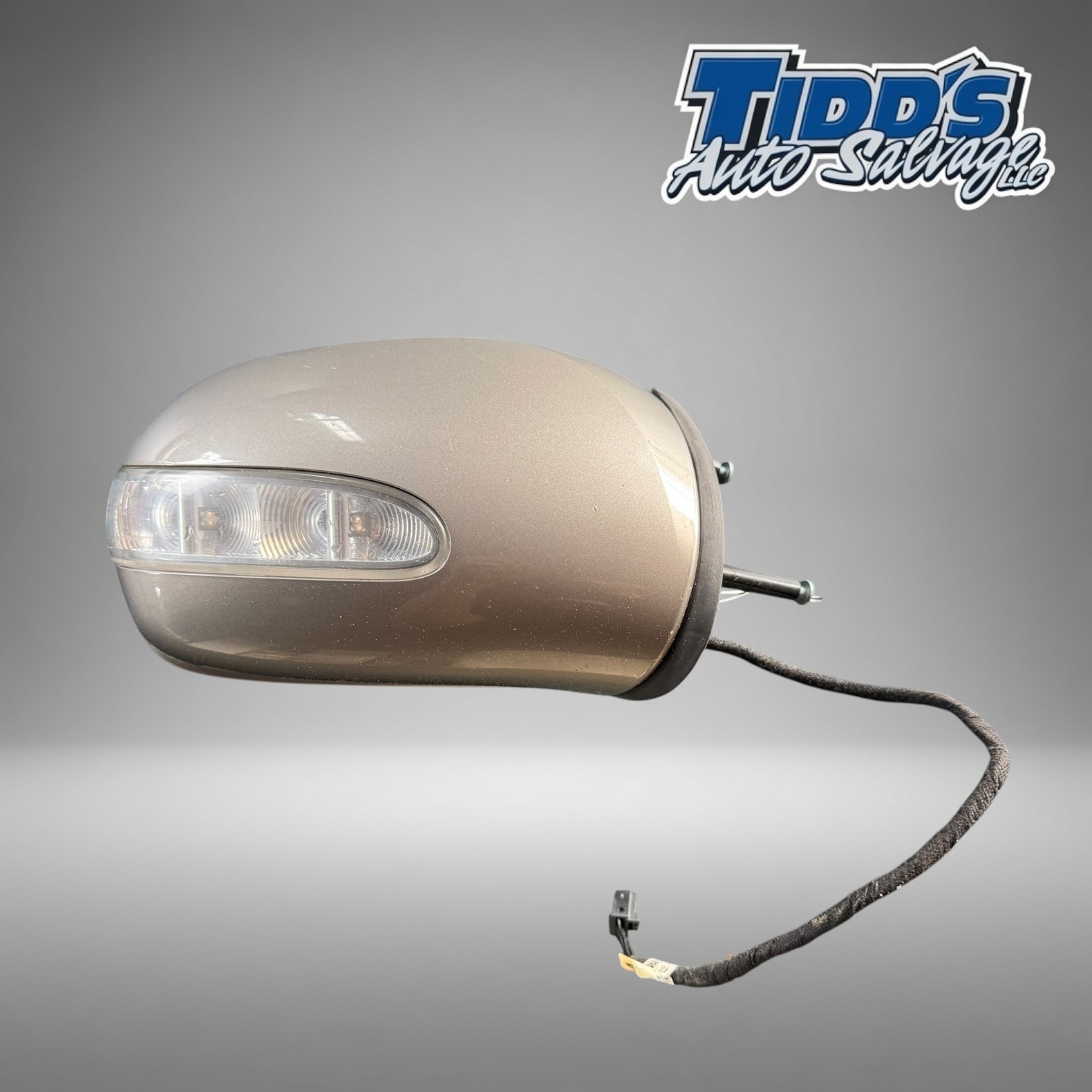 2006-2008 Mercedes ML W164 RH Power Fold Signal Puddle Mirror OEM