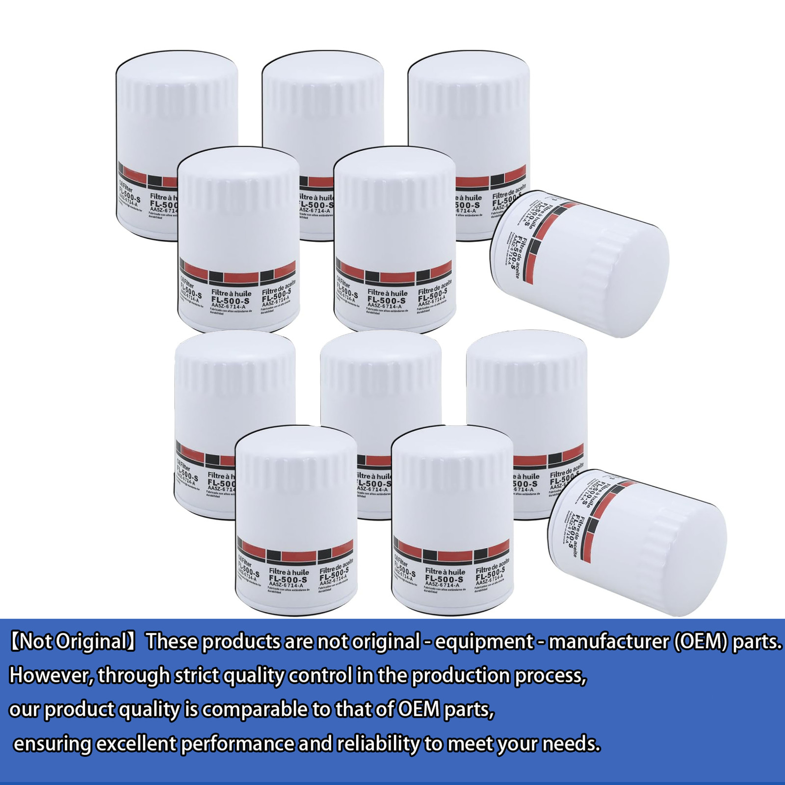 12 Pack Fit For Motorcraft FL 500S B12 Oil Filter FL500S CASE FAST 12 Pack Fit For Motorcraft FL 500S B12 Oil Filter FL500S CASE FAST