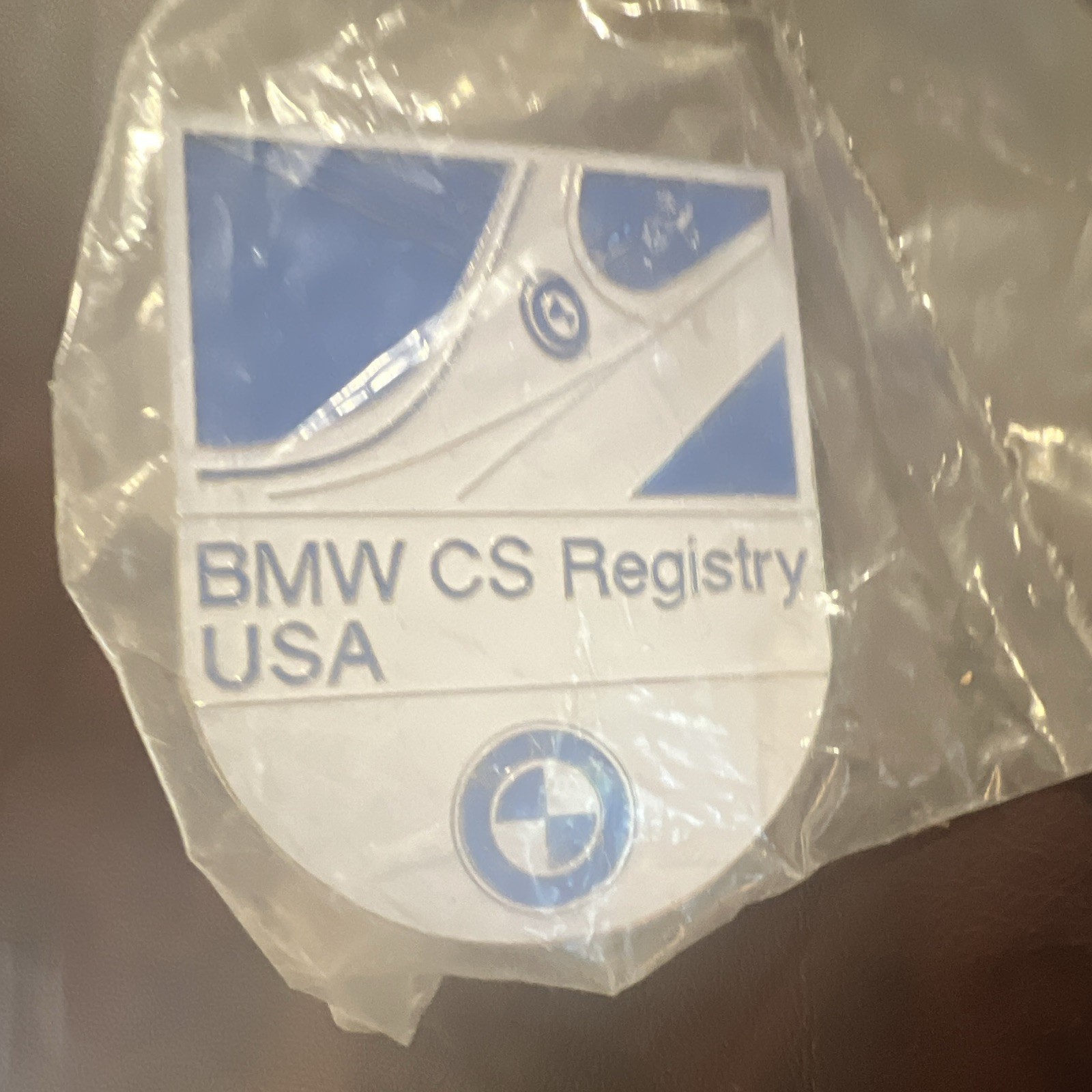 BMW CS Registry Badge. Never Used BMW CS Registry Badge. Never Used