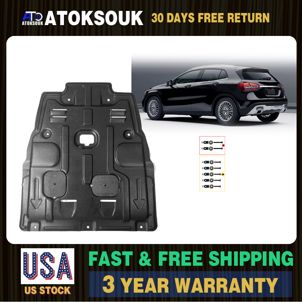 For 2015-2020 Mercedes GLA250 Engine Under Cover Front Splash Shields