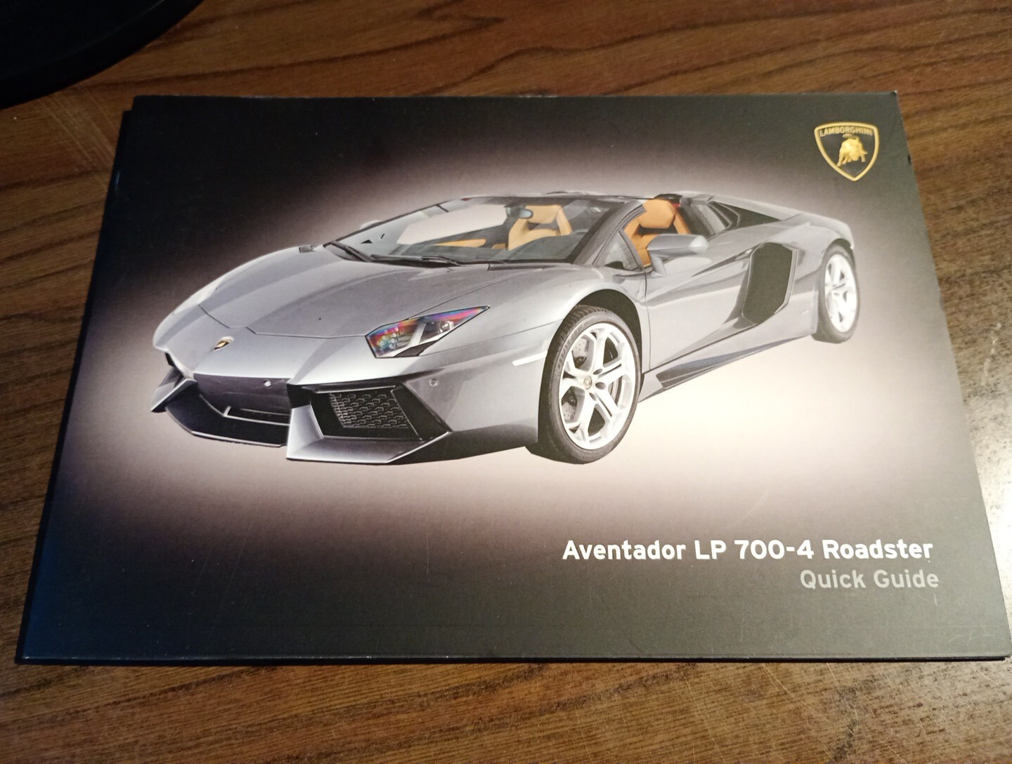 LAMBORGHINI AVENTADOR  LP 700  Roadster , 2013  quick guide  ver.01.13