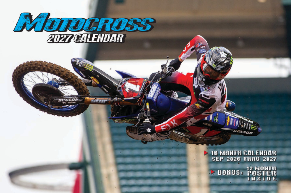 2027 MOTOCROSS RACING WALL CALENDAR 16 Months Free Poster & Shipping