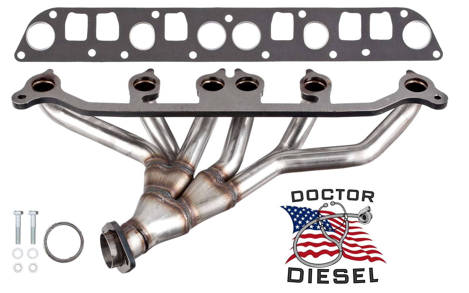FOR 91-99 STAINLESS MANIFOLD HEADER 1-2-6 JEEP WRANGLER CHEROKEE 4.0L TJ YJ XJ