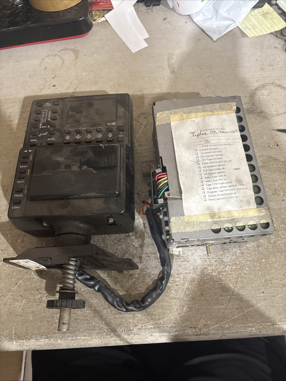 84-86 OEM Chevy Camaro Berlinetta Star Ship Dash Pedestal Radio w/ Cassette P&R 84-86 OEM Chevy Camaro Berlinetta Star Ship Dash Pedestal Radio w/ Cassette P&R