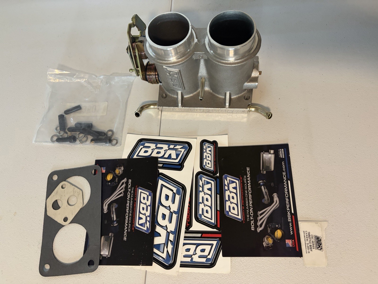 NEW BBK 3501 Twin 56mm Power-Plus Throttle Body Ford F150 Bronco 5.0L 5.8L V8 NEW BBK 3501 Twin 56mm Power-Plus Throttle Body Ford F150 Bronco 5.0L 5.8L V8