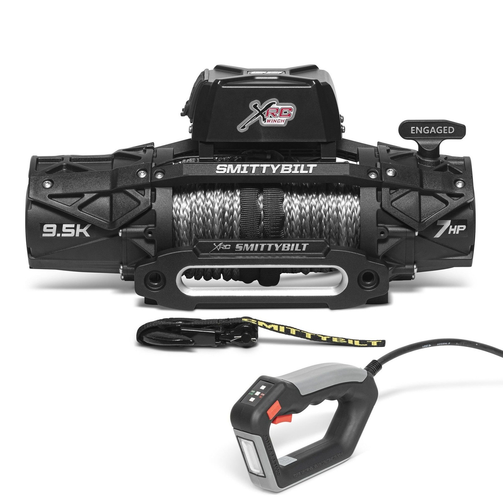 Smittybilt XRC GEN3 9.5K Comp Series Winch with Synthetic Cable for Jeep Truck Smittybilt XRC GEN3 9.5K Comp Series Winch with Synthetic Cable for Jeep Truck